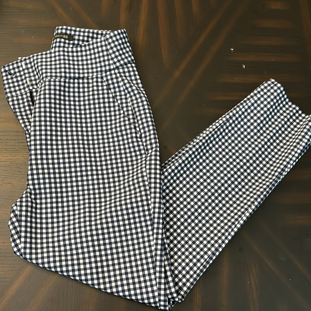 Zara Gingham Pants Size USA Size 6 - Picture 6 of 9